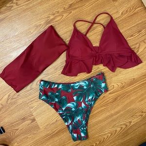 Bikini Set with 2 Tops